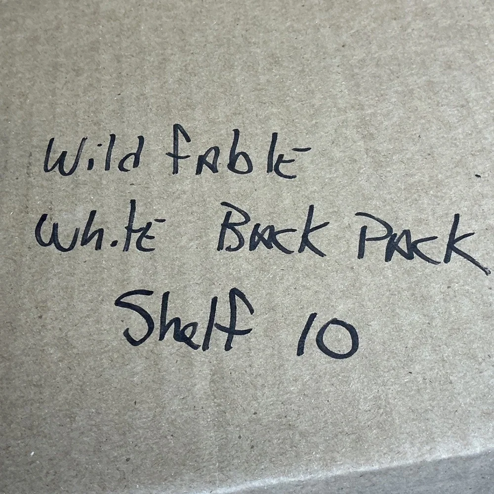 Wild Fable Canvas Backpack Cream Navy Blue School Bag NWT‎